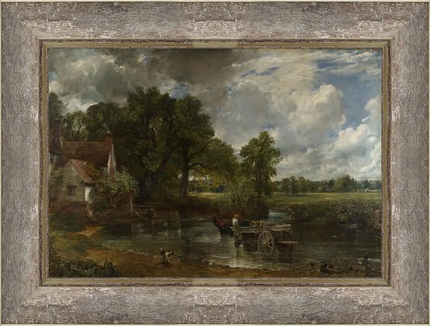 Картина в раме - The Hay Wain. Джон Констебл