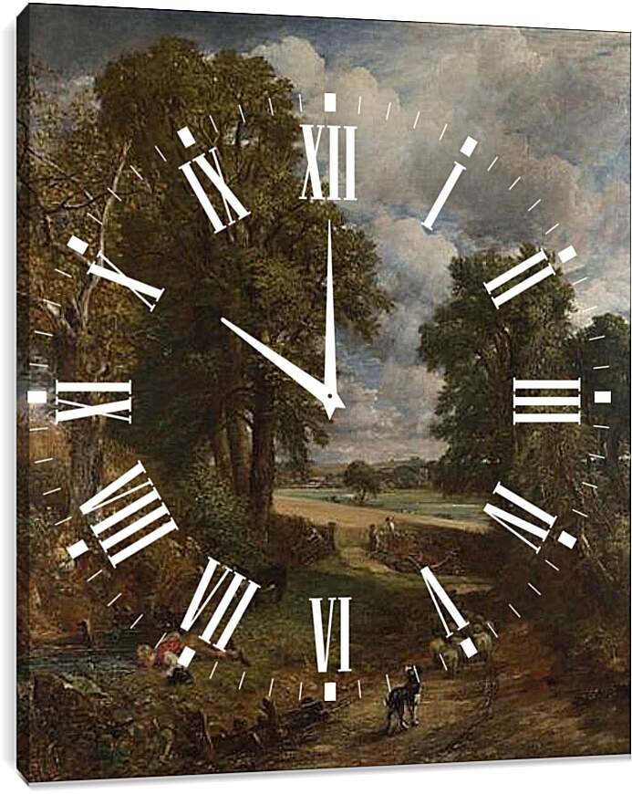 Часы картина - The Cornfield. Джон Констебл