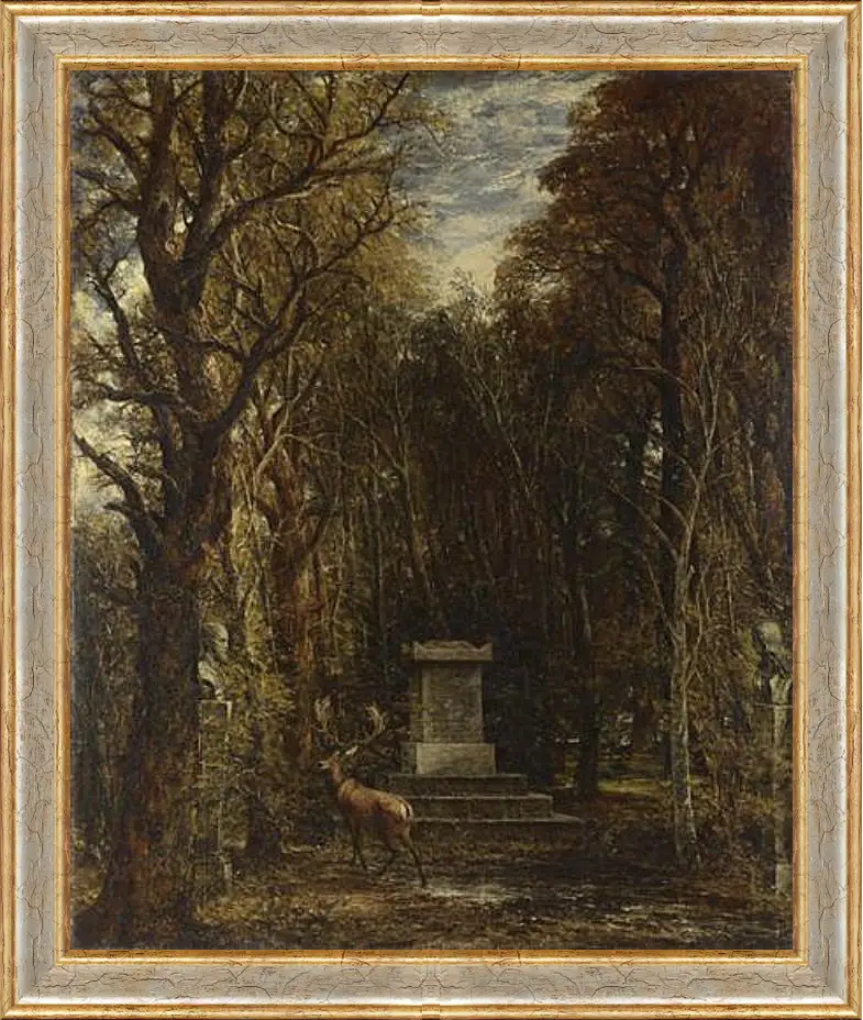 Картина в раме - Cenotaph to the Memory of Sir Joshua Reynolds. Джон Констебл