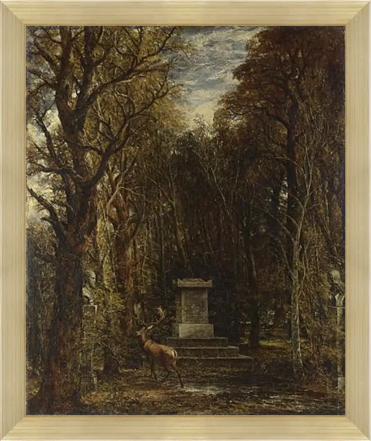 Картина в раме - Cenotaph to the Memory of Sir Joshua Reynolds. Джон Констебл