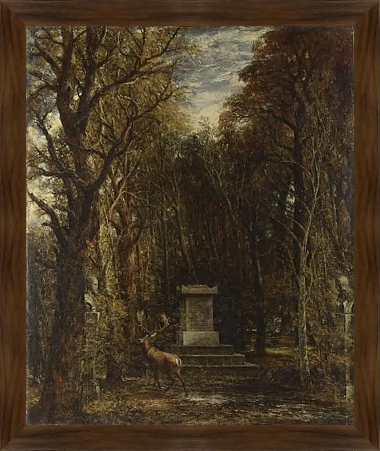 Картина в раме - Cenotaph to the Memory of Sir Joshua Reynolds. Джон Констебл