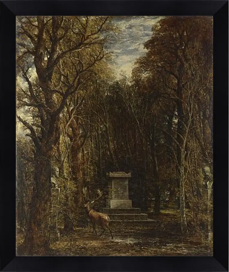 Картина в раме - Cenotaph to the Memory of Sir Joshua Reynolds. Джон Констебл