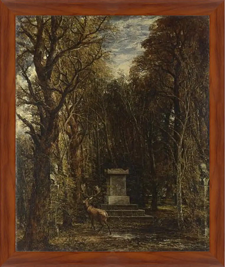 Картина в раме - Cenotaph to the Memory of Sir Joshua Reynolds. Джон Констебл