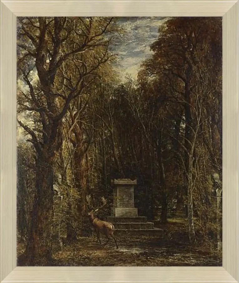 Картина в раме - Cenotaph to the Memory of Sir Joshua Reynolds. Джон Констебл