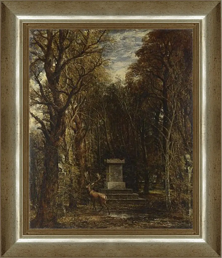 Картина в раме - Cenotaph to the Memory of Sir Joshua Reynolds. Джон Констебл