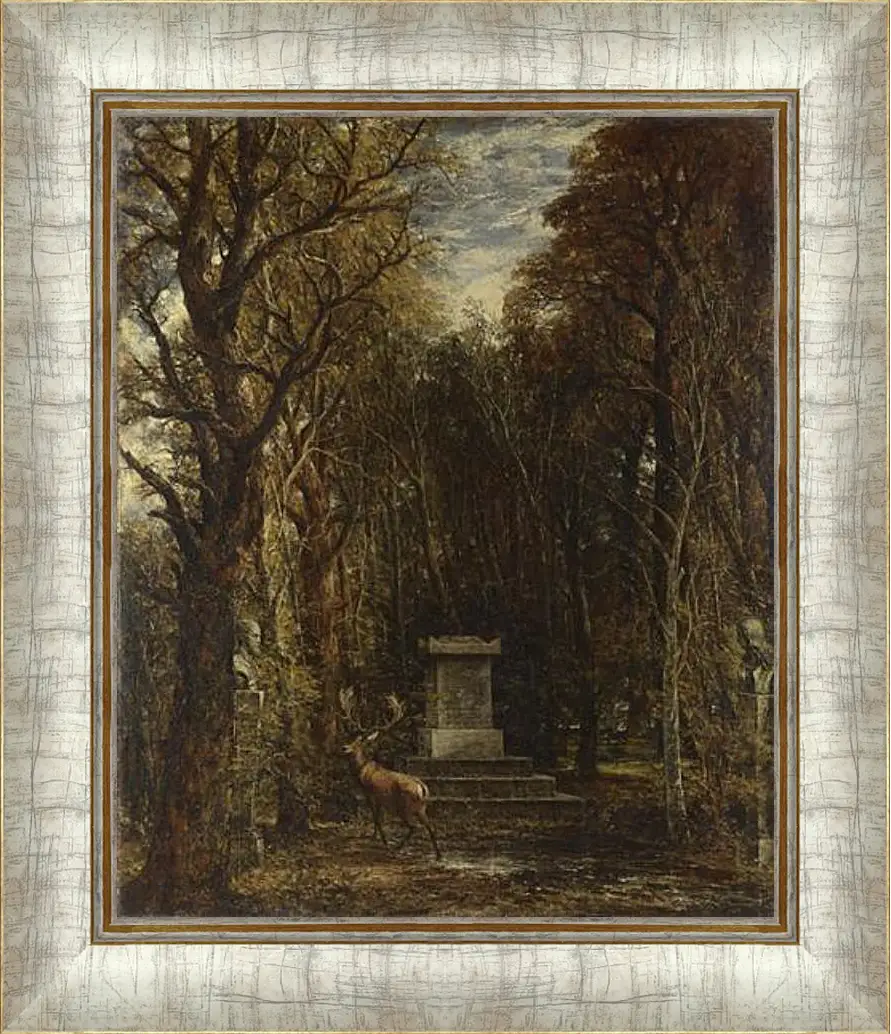 Картина в раме - Cenotaph to the Memory of Sir Joshua Reynolds. Джон Констебл