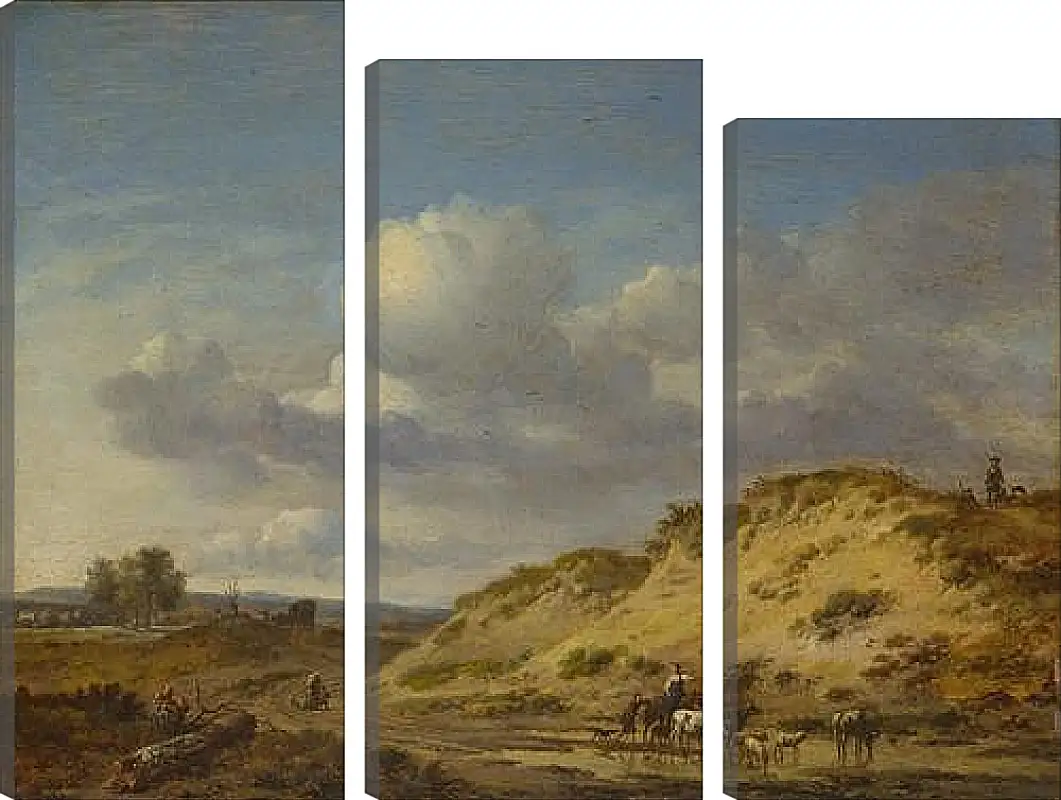 Модульная картина - Peasants driving Cattle and Sheep. Ян Вейнантс
