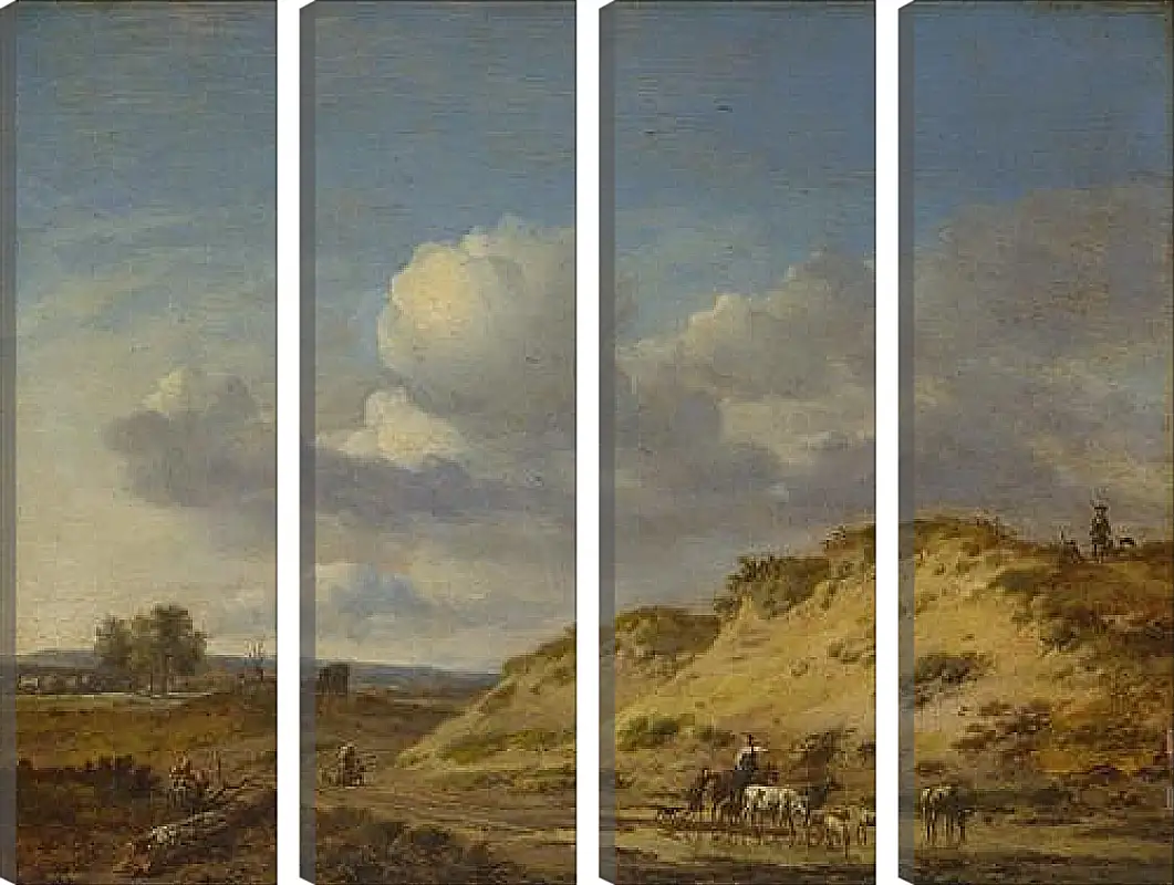Модульная картина - Peasants driving Cattle and Sheep. Ян Вейнантс