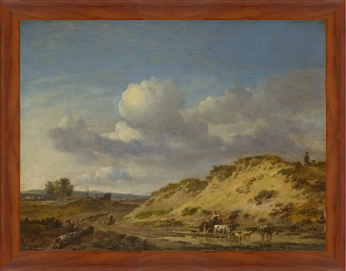 Картина в раме - Peasants driving Cattle and Sheep. Ян Вейнантс