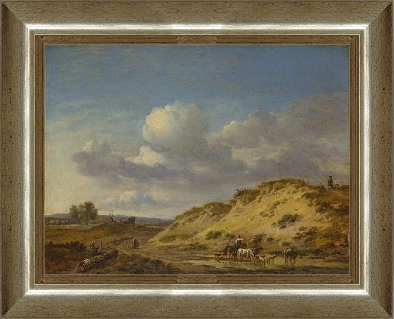 Картина в раме - Peasants driving Cattle and Sheep. Ян Вейнантс