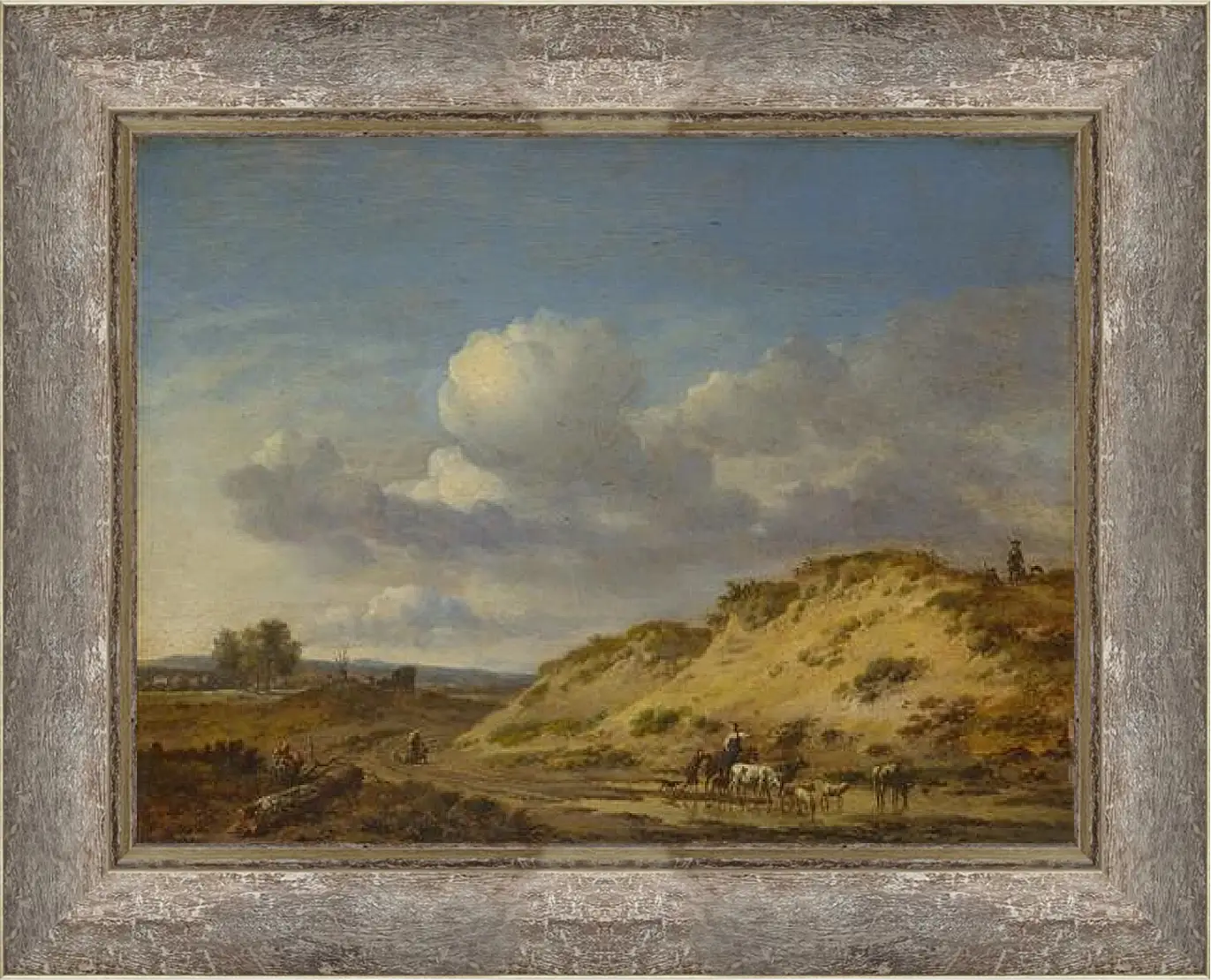 Картина в раме - Peasants driving Cattle and Sheep. Ян Вейнантс