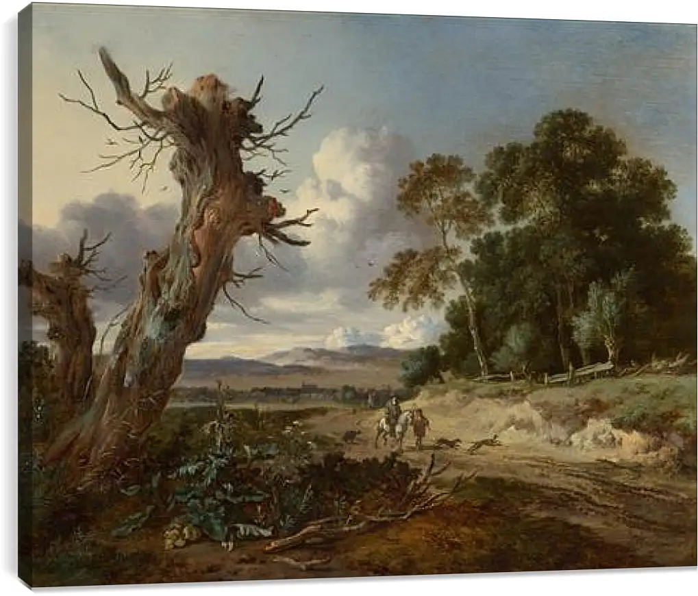 Постер и плакат - A Landscape with Two Dead Trees. Ян Вейнантс