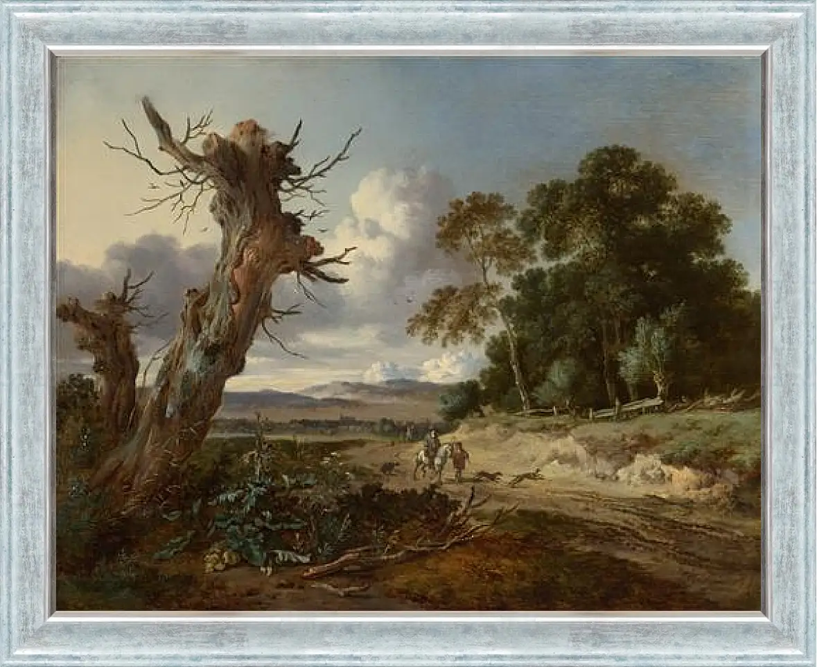 Картина в раме - A Landscape with Two Dead Trees. Ян Вейнантс