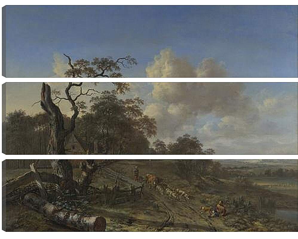 Модульная картина - A Landscape with a Dead Tree. Ян Вейнантс