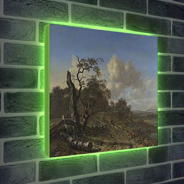 Лайтбокс световая панель - A Landscape with a Dead Tree. Ян Вейнантс