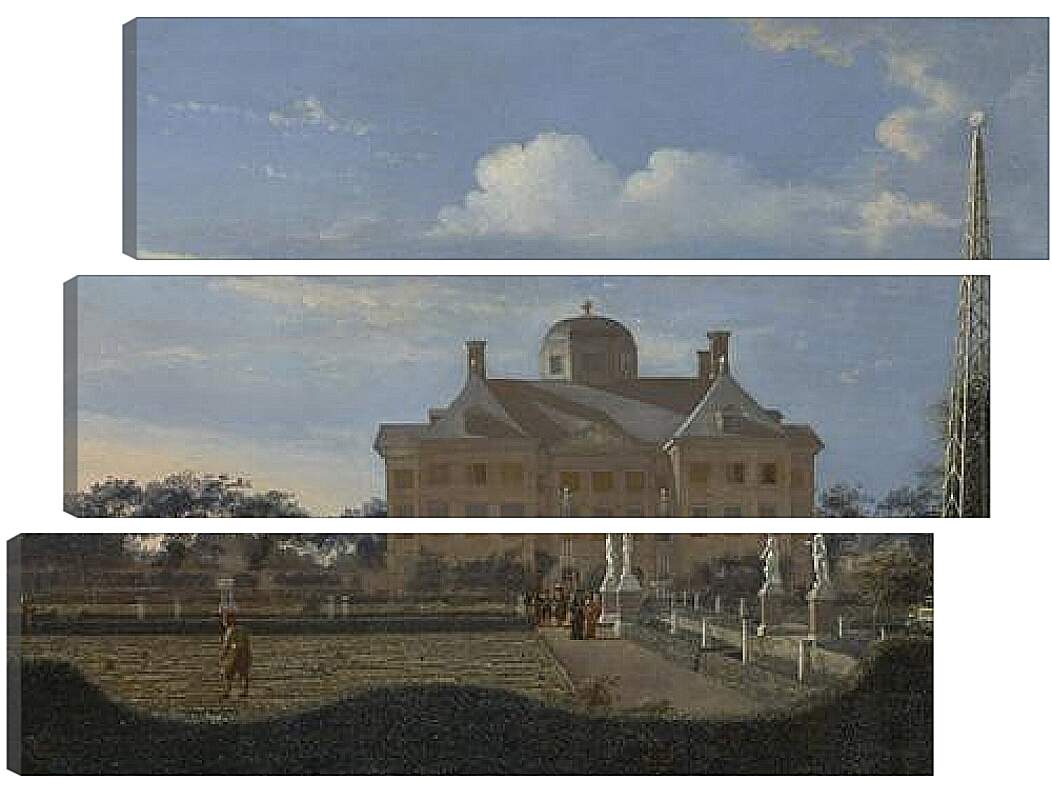 Модульная картина - The Huis ten Bosch at The Hague. Ян Ван дер Хейден