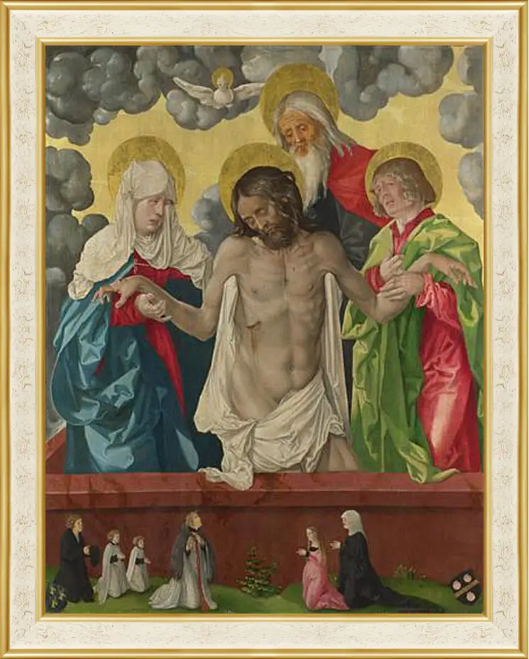 Картина в раме - The Trinity and Mystic Pieta. Ханс Бальдунг