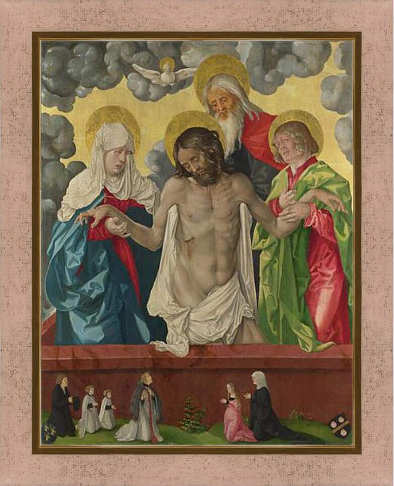Картина в раме - The Trinity and Mystic Pieta. Ханс Бальдунг