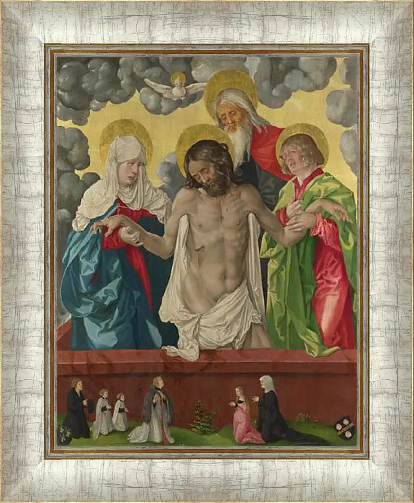 Картина в раме - The Trinity and Mystic Pieta. Ханс Бальдунг