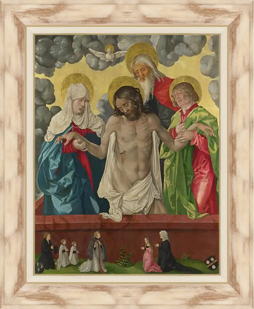 Картина в раме - The Trinity and Mystic Pieta. Ханс Бальдунг