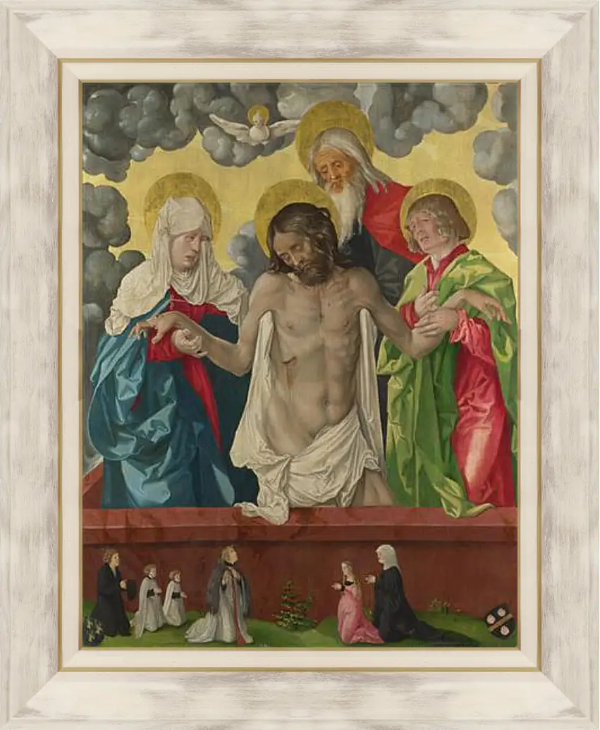 Картина в раме - The Trinity and Mystic Pieta. Ханс Бальдунг