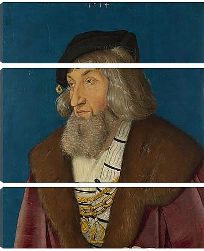 Модульная картина - Portrait of a Man. Ханс Бальдунг