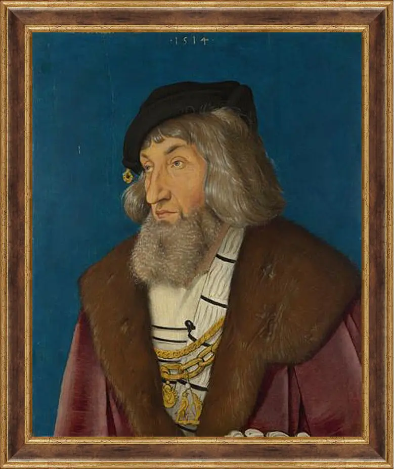 Картина в раме - Portrait of a Man. Ханс Бальдунг