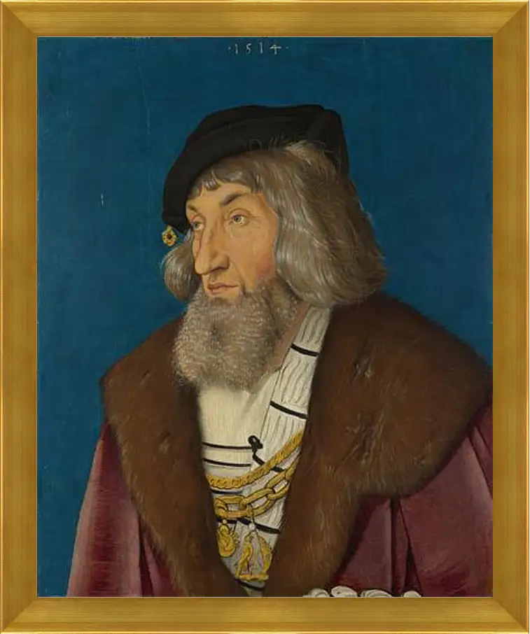 Картина в раме - Portrait of a Man. Ханс Бальдунг