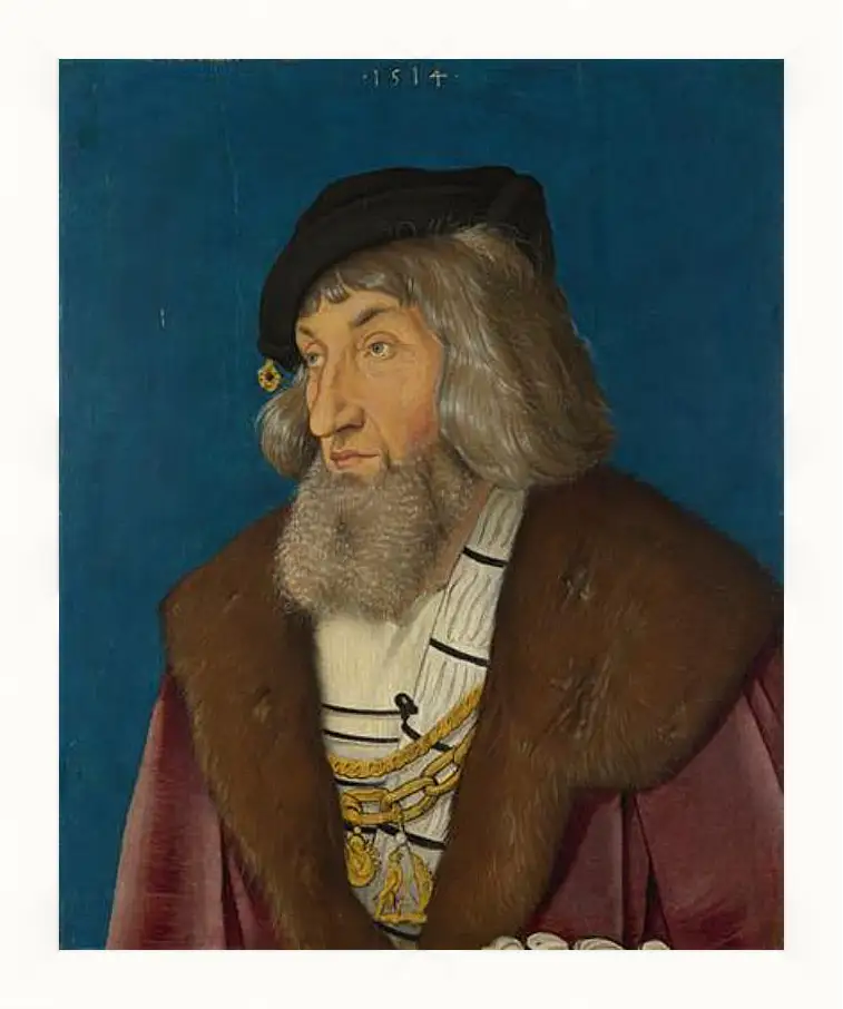 Картина в раме - Portrait of a Man. Ханс Бальдунг