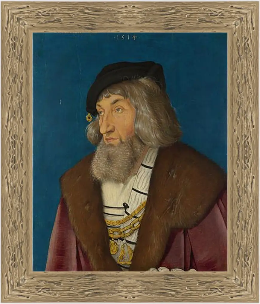 Картина в раме - Portrait of a Man. Ханс Бальдунг