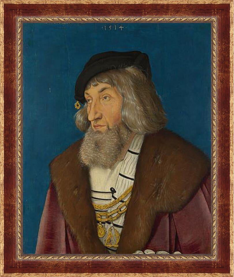 Картина в раме - Portrait of a Man. Ханс Бальдунг