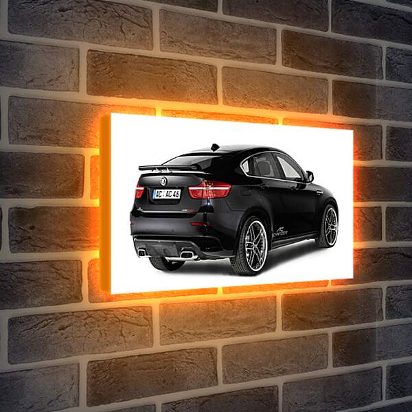 Лайтбокс световая панель - BMW X6 черный