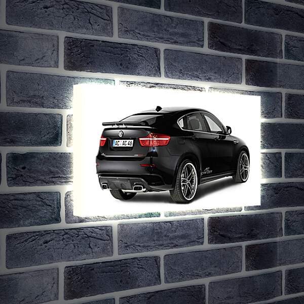 Лайтбокс световая панель - BMW X6 черный