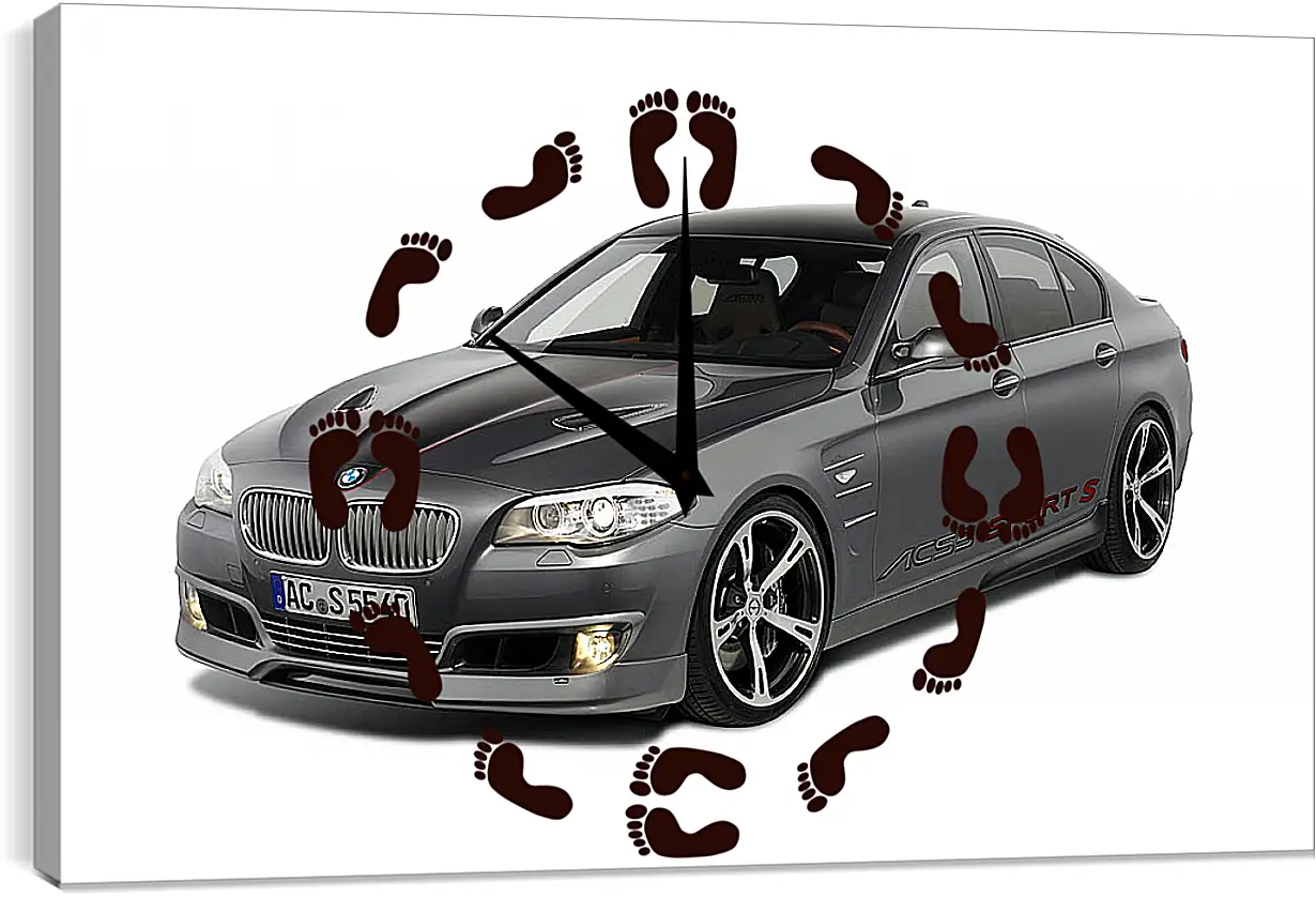 Часы картина - БМВ 5й серии (BMW 5 series)