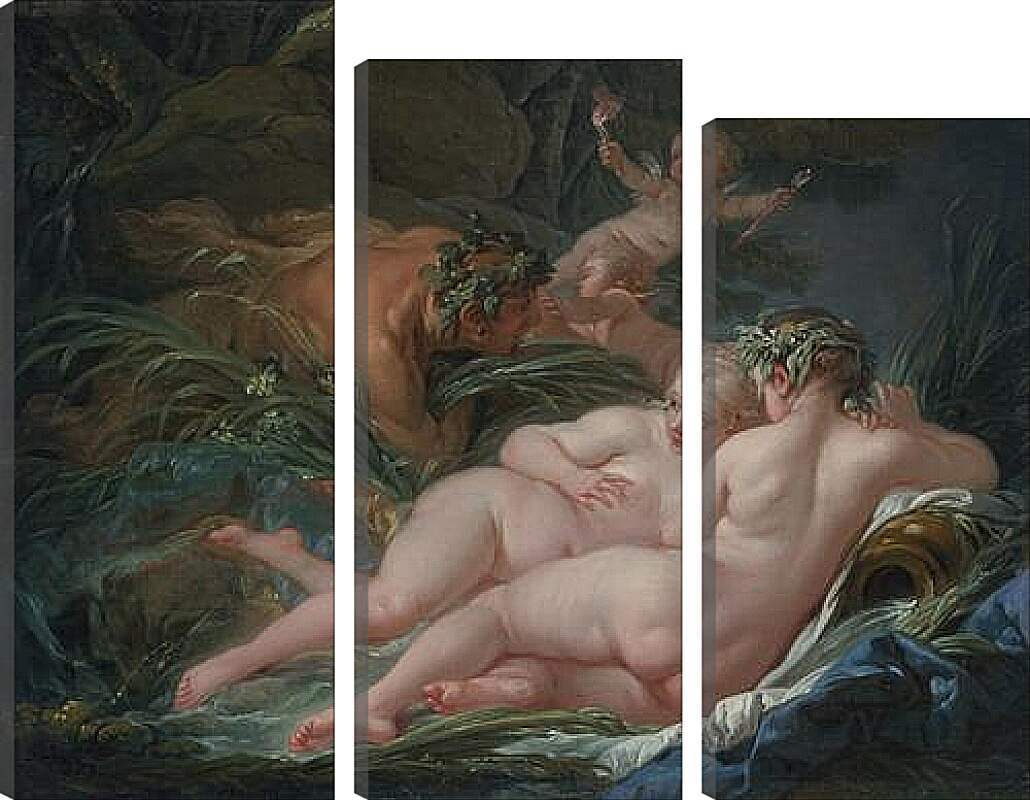 Модульная картина - Pan and Syrinx. Франсуа Буше