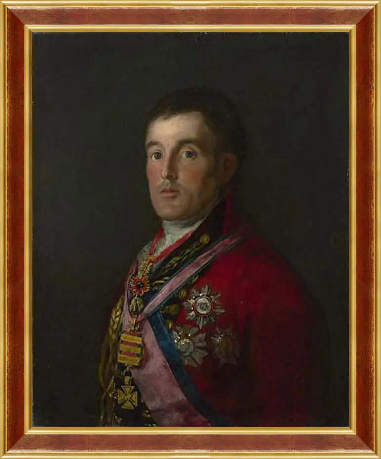 Картина в раме - The Duke of Wellington. Франсиско Гойя