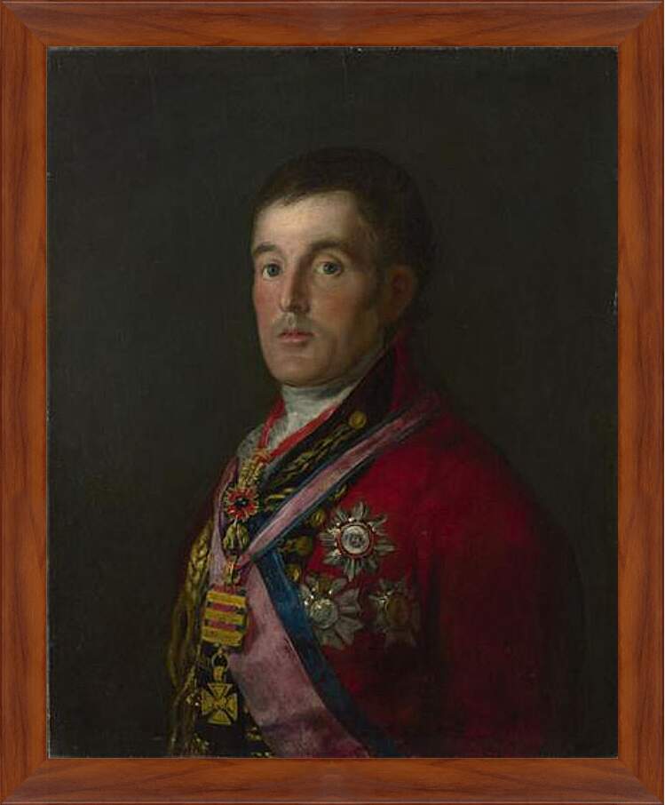 Картина в раме - The Duke of Wellington. Франсиско Гойя