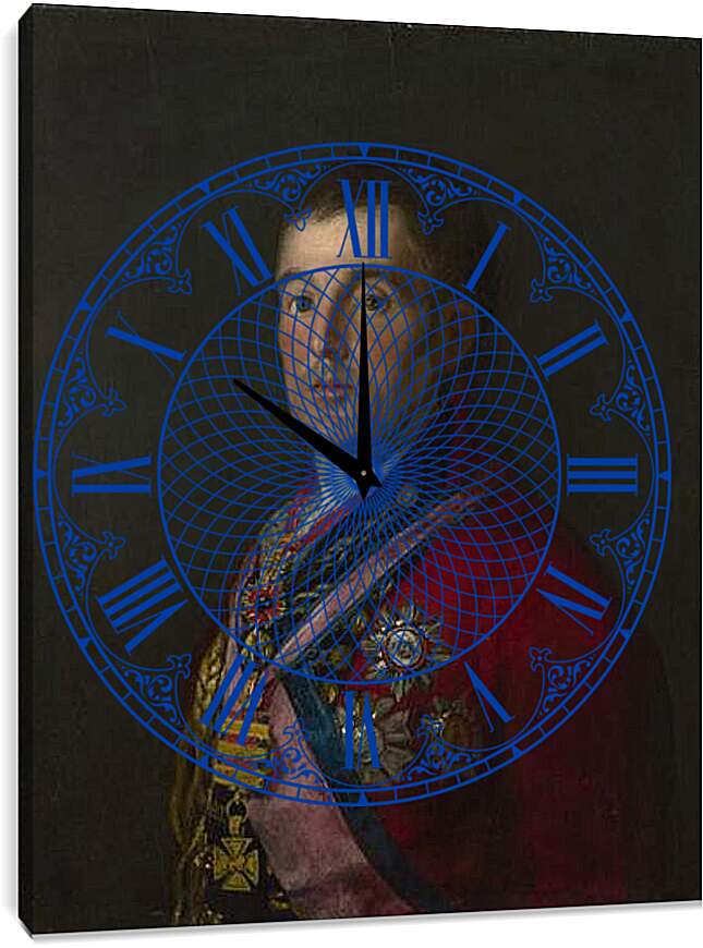 Часы картина - The Duke of Wellington. Франсиско Гойя