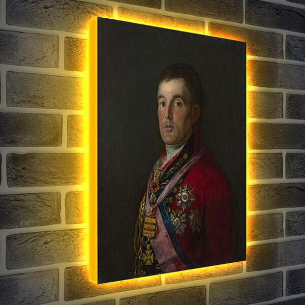 Лайтбокс световая панель - The Duke of Wellington. Франсиско Гойя