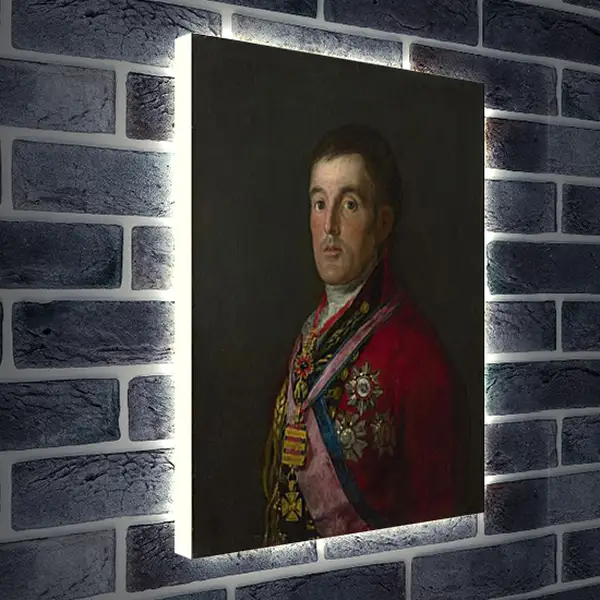 Лайтбокс световая панель - The Duke of Wellington. Франсиско Гойя