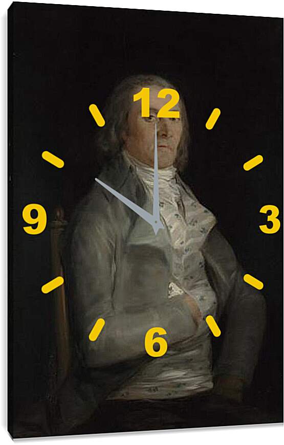 Часы картина - Don Andres del Peral. Франсиско Гойя