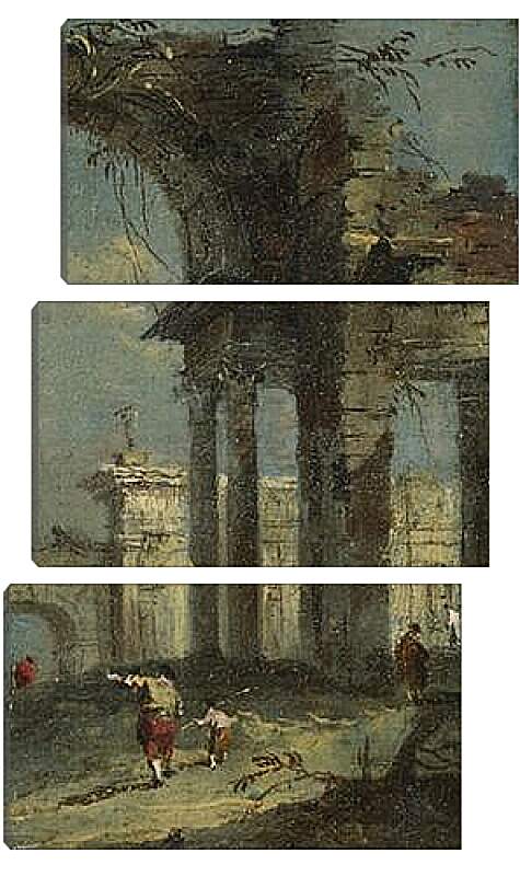 Модульная картина - Caprice View with Ruins (1) Франческо Гварди