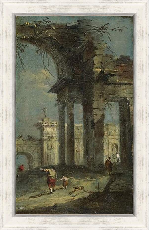 Картина в раме - Caprice View with Ruins (1) Франческо Гварди