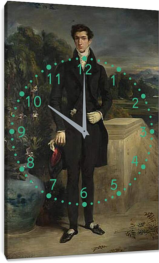 Часы картина - Louis-Auguste Schwiter. Эжен Делакруа