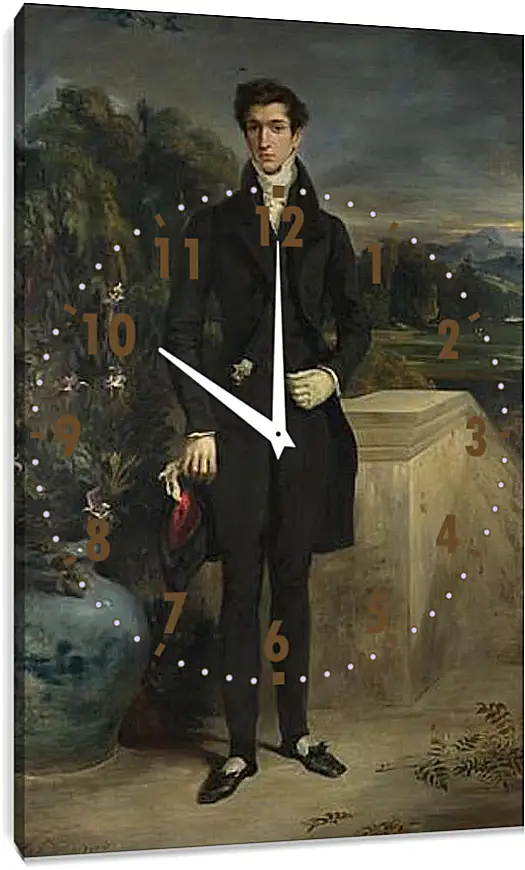 Часы картина - Louis-Auguste Schwiter. Эжен Делакруа