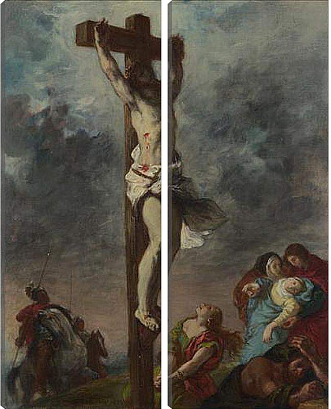 Модульная картина - Christ on the Cross. Эжен Делакруа