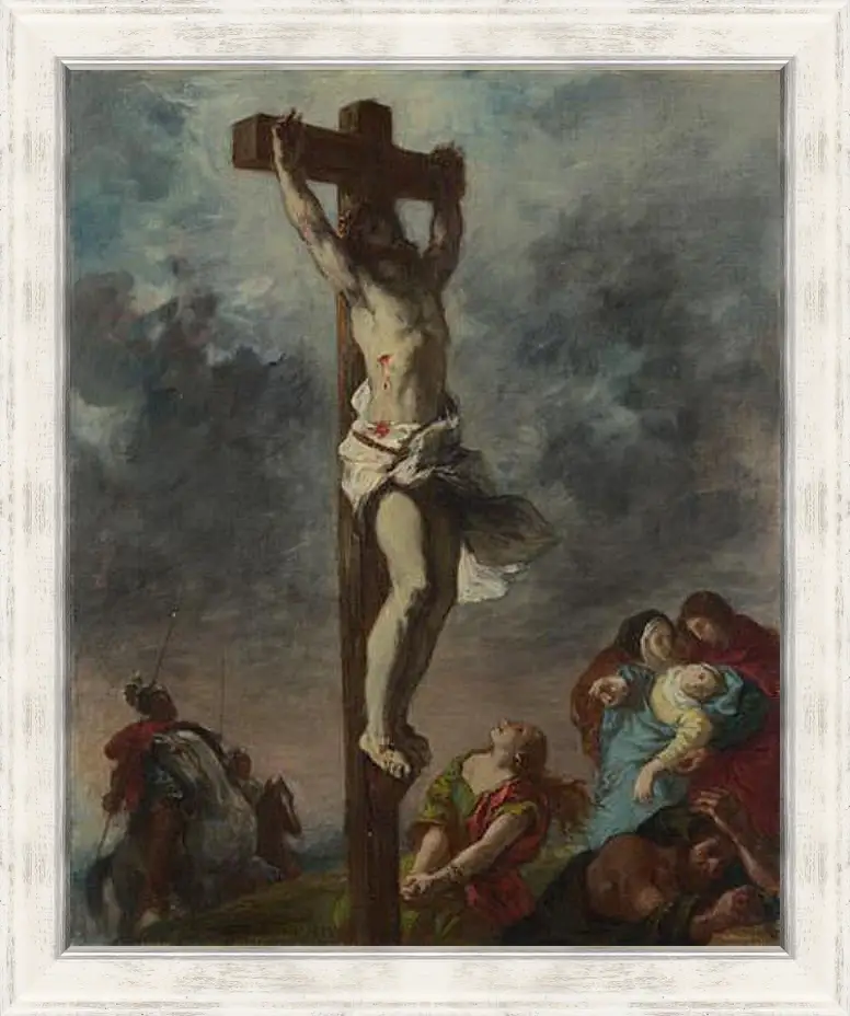 Картина в раме - Christ on the Cross. Эжен Делакруа