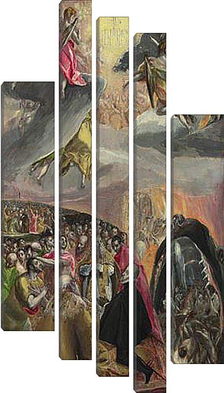 Модульная картина - The Adoration of the Name of Jesus. Эль Греко