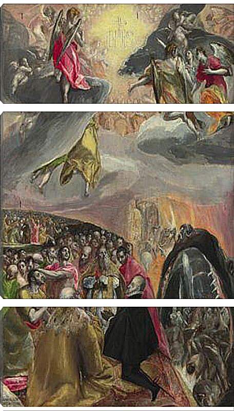 Модульная картина - The Adoration of the Name of Jesus. Эль Греко