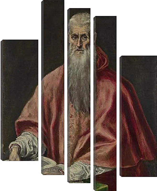 Модульная картина - Saint Jerome as Cardinal. Эль Греко